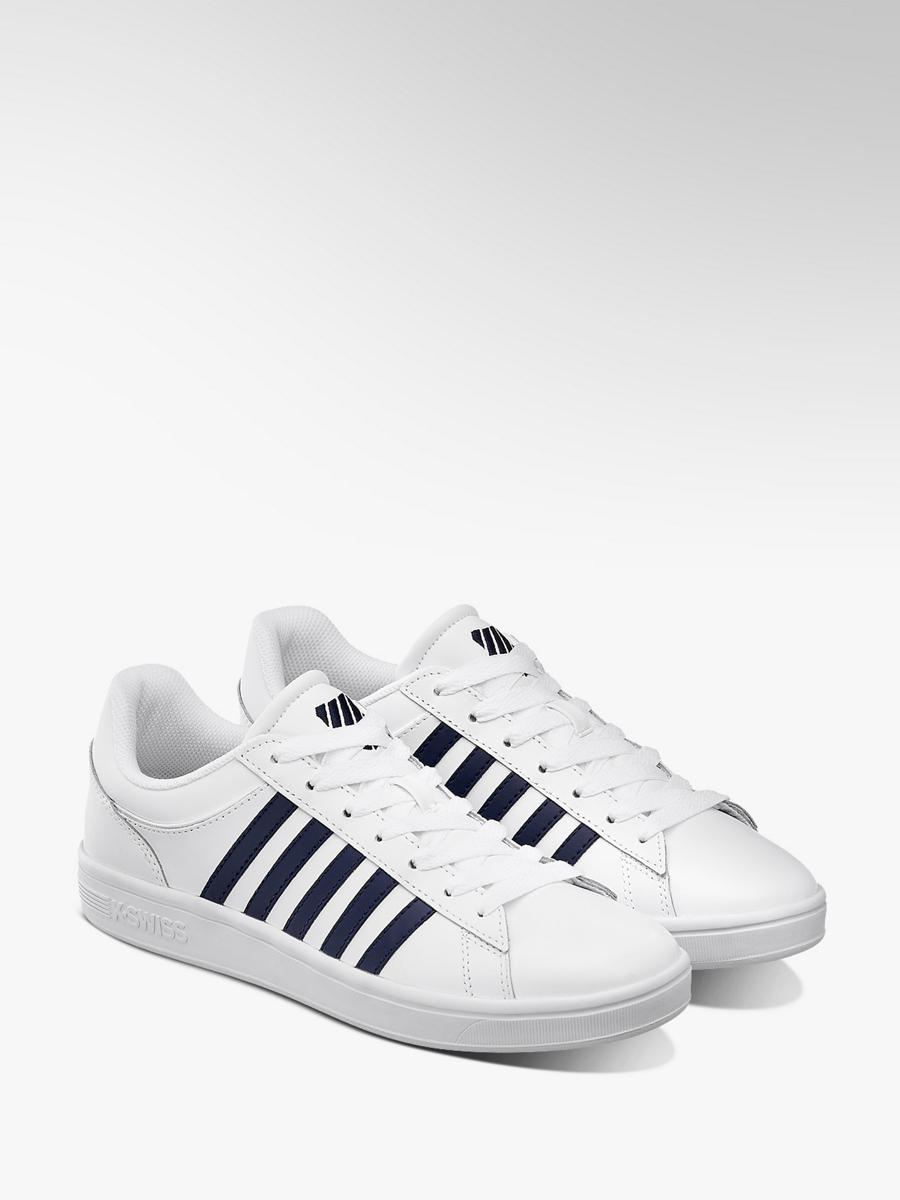 K Swiss Court Winston Herren Low Sneaker Weiss K Swiss Court Winston Herren Low Sneaker Weiss